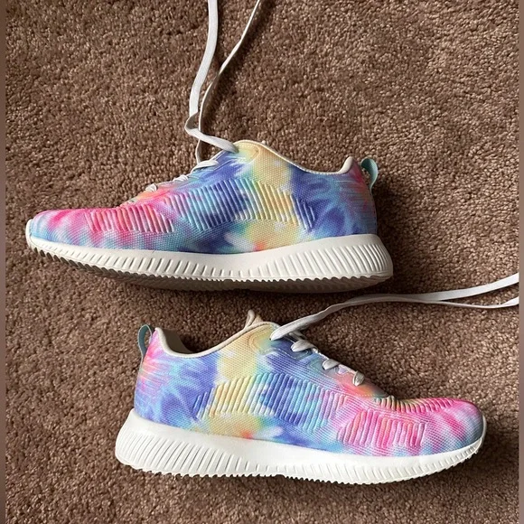 Skechers Bobs Memory Foam Tennis Shoes - Picture 3 of 5